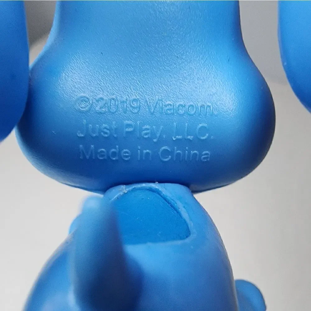 Nickelodeon Blue's Clues Cake Topper Blue Dog Figure 2“ Viacom Just Play 2019